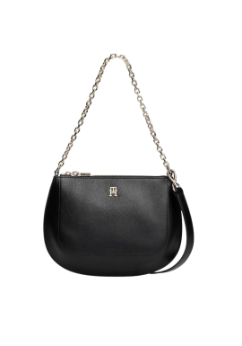 Women's Black TH Glam Conv Med Crossover Bag Tommy Hilfiger AW0AW18143-BDS