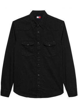 Men's Black Western Shirt Ei4089 Tommy Jeans DM0DM22432-1BZ