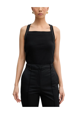 Γυναικείο Αμάνικο Top Μαύρο Karl Lagerfeld B1W17022-999 BLACK