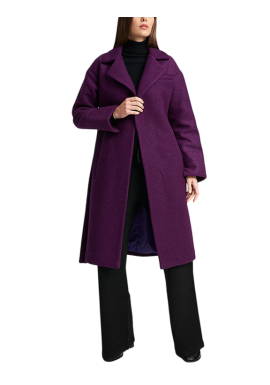 Women's Purple MELLIO COAT Mind Matter MML25-02-06-027