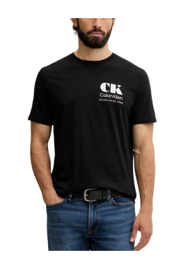 Ανδρικό T-shirt Μαύρο Calvin Klein LV04RG802G-UB1