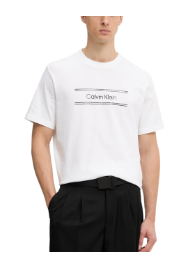 Ανδρικό T-shirt Λευκό Calvin Klein LV04LG813G-YAF