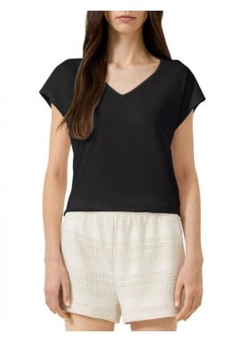 Γυναικείο T-shirt Μαύρο S.Oliver 2180385-9999