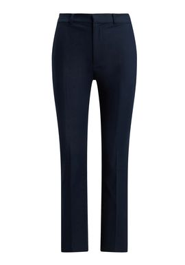 Women's Navy Blue Woven Pants Ralph Lauren 200P14610004-Navy