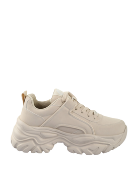 Women's Beige Galactica Sneaker Buffalo BUF1636478-CREAM
