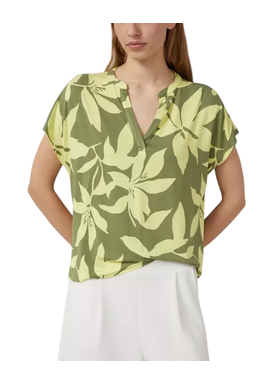 Women's Green T-shirt S.Oliver 2176251-79A2