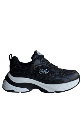 Women's Black Senta Glam Sneaker Buffalo BUFPD00016423-BLACK