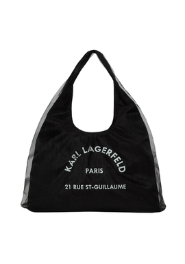 Women's Black K/RSG SLING MESH HOBO BAG Karl Lagerfeld B3W50032-999 Black