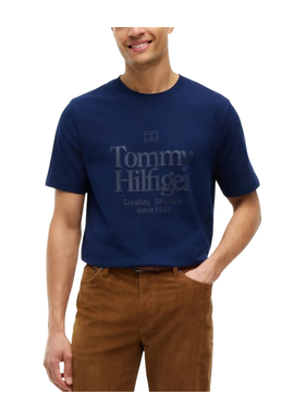 Ανδρικό T-shirt Μπλε Tommy Hilfiger MW0MW44886-DCC
