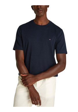 Men's Navy Blue LIGHT INTERLOCK TEE Tommy Hilfiger MW0MW37508-DW5