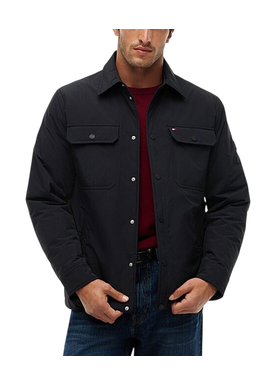 Men's Black Packable LW Shirt Jacket Tommy Hilfiger MW0MW44767-BDS