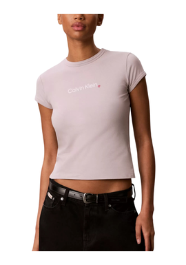 Γυναικείο T-shirt Ροζ Calvin Klein LV047H835G-QCF