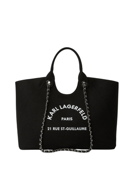 Women's Black K/RSG CHAIN SHOPPER BAG Karl Lagerfeld B3W50068-999 Black