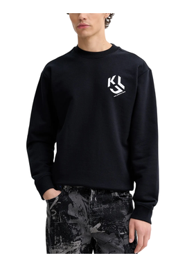 Men's Black KLJ REG MONOGRAM SWEAT Karl Lagerfeld Jeans B1M20050-999 Black
