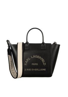Women's Black Leather K/DAILY SM TOTE Karl Lagerfeld B3W30093-1AV Black