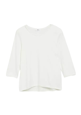 Γυναικείο T-shirt Λευκό S.Oliver 2182508-0210