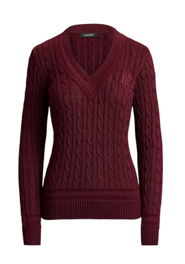 Γυναικείο Πουλόβερ Μπορντό Ralph Lauren 200888795501-RED