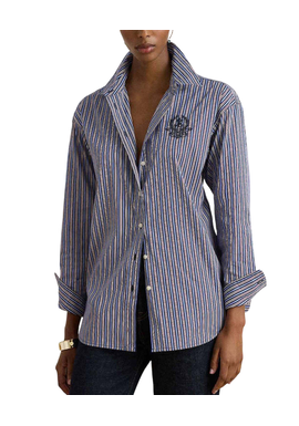 Women's Y/D 70S BROADCLOTH-WVN-SHIRT Ralph Lauren 200B27664001-NAVY