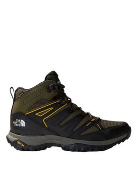 Men's Taupe Green Hedgehog Mid Gore-Tex Hiking Boots The North Face NF0A8AAA-BQW1