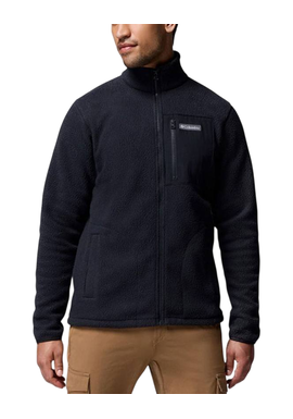 Men's Black Jasper Ridge Pebbled Full Zip Fleece Columbia 2142421-010