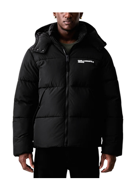 Ανδρικό Puffer Μπουφάν Μαύρο Karl Lagerfeld Jeans B3M15011-999 Black