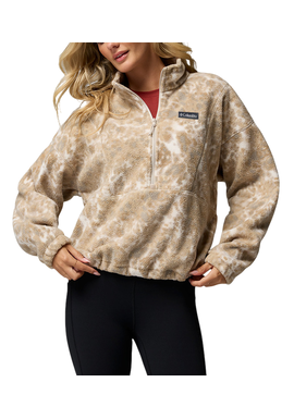 Women's Beige Timber Meadow MTR Printed Fleece HZ Columbia 2173471-278