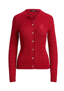 Women's Red Cardigan Ralph Lauren 200P14040503-RED