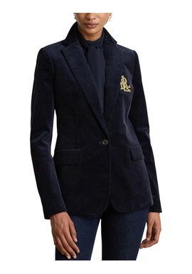 Γυναικείο Σακάκι Κοτλέ Navy Μπλε Ralph Lauren 200P14619002-NAVY