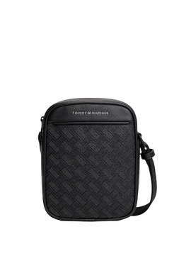 Ανδρικό TH Modern Monogram Reporter Τσαντάκι Μαύρο Tommy Hilfiger AM0AM14844-BDS
