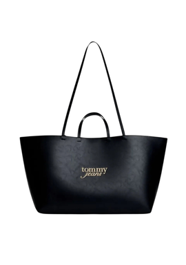 Γυναικεία Tote Τσάντα Μαύρη Tommy Jeans AW0AW19051-BDS