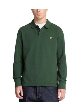 Men's Green LS Pique Polo Timberland TBC0YHBE-398