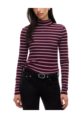 Γυναικεία Μπλούζα Ζιβάγκο Μπορντό Tommy Jeans DW0DW19830-0EZ