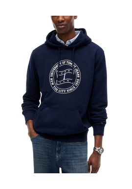 Men's Navy Blue TJM REG CREST HOODIE Tommy Jeans DM0DM23579-C1G