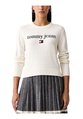 Γυναικείο Πουλόβερ Εκρού Tommy Jeans DW0DW23356-YBH