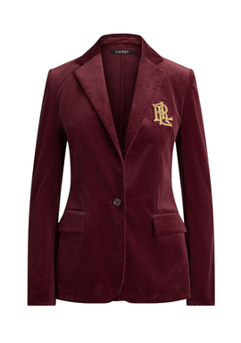 Women's Burgundy Blazer Ralph Lauren 200P14619500-RED