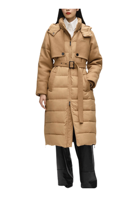 Γυναικείο Μπουφάν Καμηλό Karl Lagerfeld B4W15003-1LG Nougat