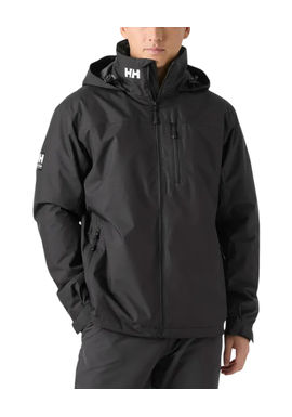 Men's Black HEH CREW HOODED PILE JACKET Helly Hansen 34526-BLACK