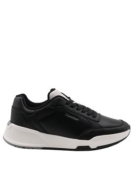 Men's Black City Runner Leather Mix Sneakers Calvin Klein HM0HM02309-00Y