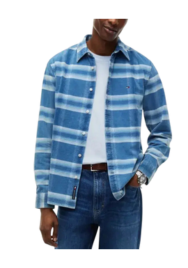 Men's Blue TJM REG CORDUROY SHIRT Tommy Jeans DM0DM23615-0MZ