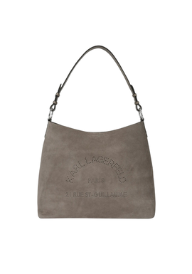 Γυναικεία Δερμάτινη K/Daily Τσάντα Γκρι Karl Lagerfeld B3W30346-1KU Ash Grey