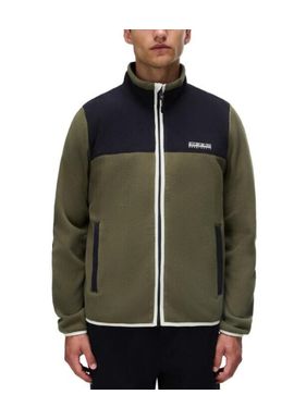 Men's Khaki T-Dergana Full Zip Jacket Napapijri NP0A88V1-G1F1