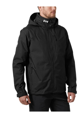 Men's Black HEH CREW HOODED MIDLAYER JACKET 2 Helly Hansen 34442-BLACK