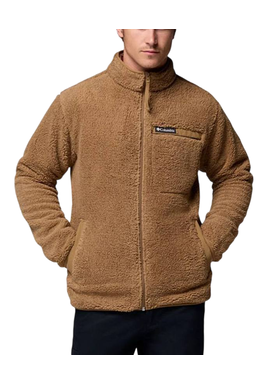 Men's Brown Rugged Ridge High Pile Full Zip Columbia 2135481-257