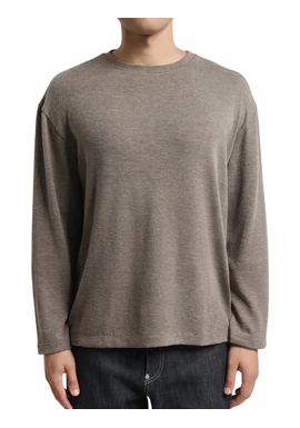 Men's Taupe Knitted Sweater Royal Denim Masuda4071-Taupe