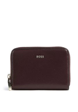 Women's Burgundy Sandy Mini Ziparound Wallet BOSS 50573328-599