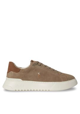 Men's Grey SUEDE/NUBUCK-RLITE COURT-SK-LTL Ralph Lauren 809P15729002-Grey