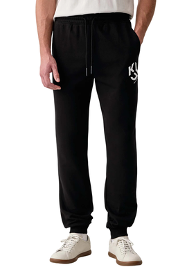 Men's Black KLJ MONOGRAM SLIM SWEATPANT Karl Lagerfeld Jeans B3M10013-999 Black