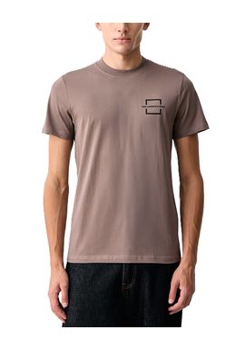 Ανδρικό Slim Logo T-shirt Καφέ Karl Lagerfeld Jeans B4M17024-2QL Iron