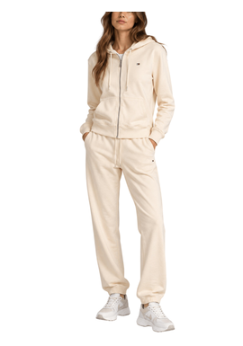 Women's Beige Terry Reg Zip-Up Tracksuit Tommy Hilfiger WW0WW52445-AEF