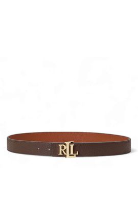 Γυναικεία Δερμάτινη Ζώνη Διπλής Όψεως Καφέ Ralph Lauren 412912039002-BRN TAN